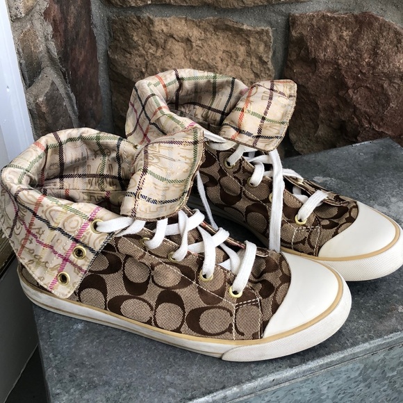 Coach Shoes - Coach high tops size 9 1/2